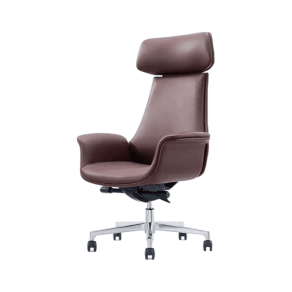 BSC-2272A 大班椅半真皮配扶手 - Brilliant Space Office Furniture Limited