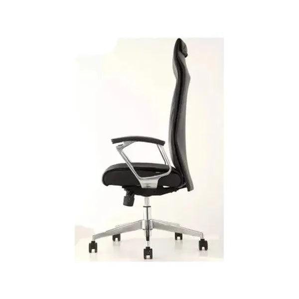 BSJ-1240A 行政座椅高背半真皮固定扶手 - Brilliant Space Office Furniture Limited