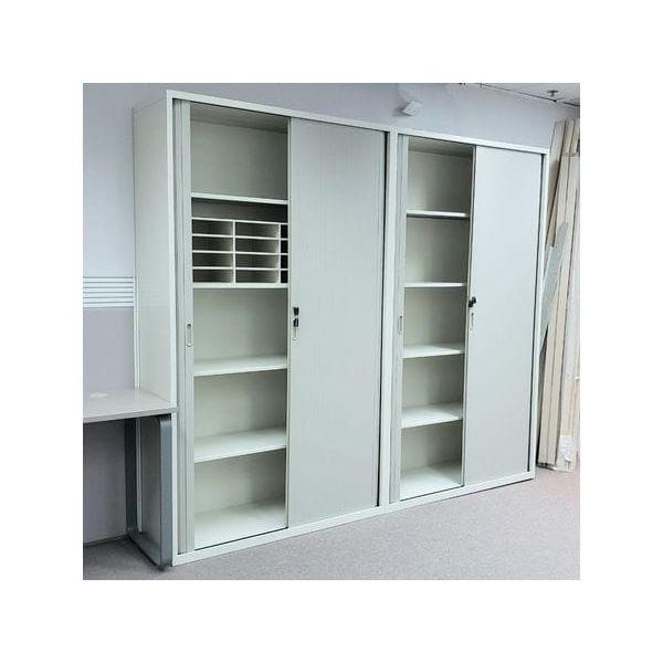 金屬製雙捲門櫃 Double Tambour Door Cabinet - Brilliant Space Office Furniture Limited