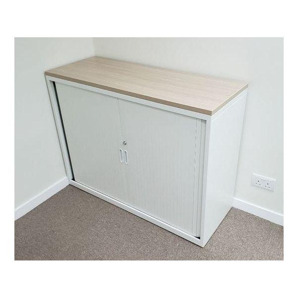 金屬製雙捲門櫃 Double Tambour Door Cabinet - Brilliant Space Office Furniture Limited