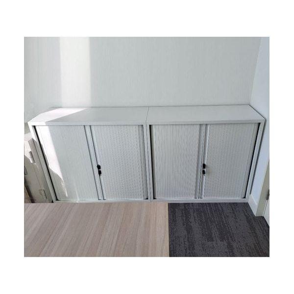 金屬製雙捲門櫃 Double Tambour Door Cabinet - Brilliant Space Office Furniture Limited