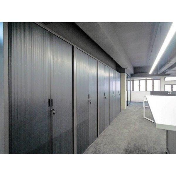 金屬製雙捲門櫃 Double Tambour Door Cabinet - Brilliant Space Office Furniture Limited