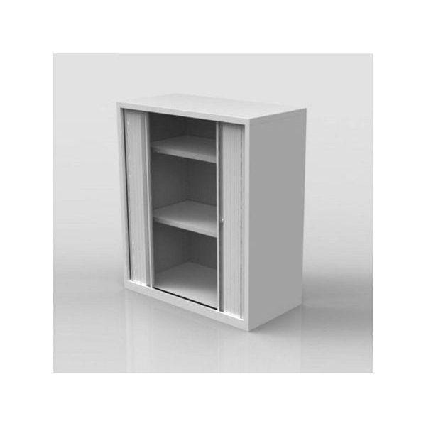 金屬製雙捲門櫃 Double Tambour Door Cabinet - Brilliant Space Office Furniture Limited