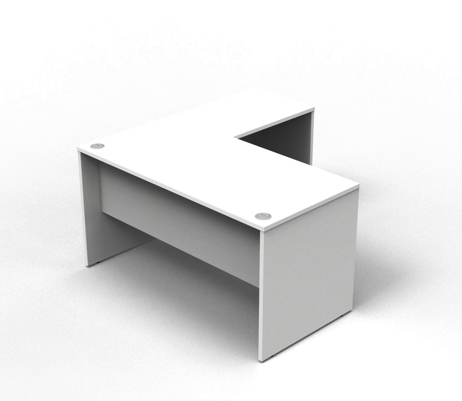 Melamine L Desk -Brilliant Space Office Furniture Limited