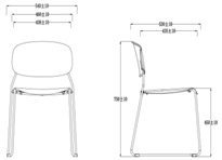 BSJ-HY8257 多功能椅Slim(2024)📢 - Brilliant Space Office Furniture Limited