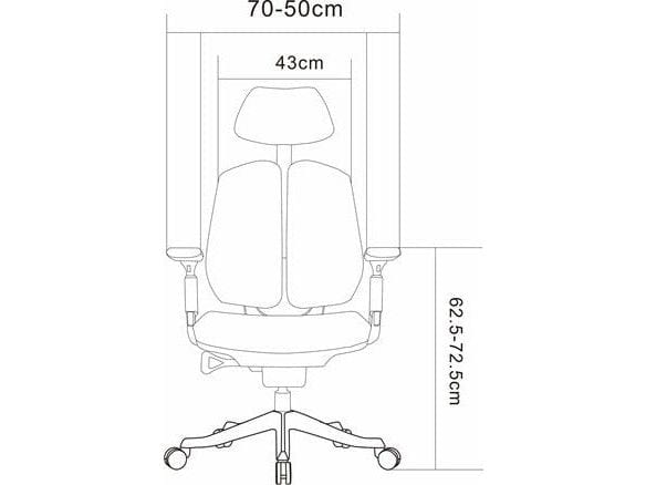 BSJ-A922 雙扇型背椅3D 多功能扶手