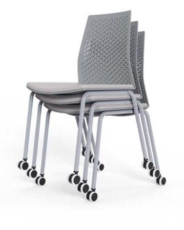 BSJ-Lami-A 多功能疊椅📢(有轆/無轆) - Brilliant Space Office Furniture Limited
