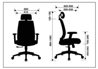 BSJ-C202 職員網背椅滑座連頭枕,BIMA 證書🤞 - Brilliant Space Office Furniture Limited