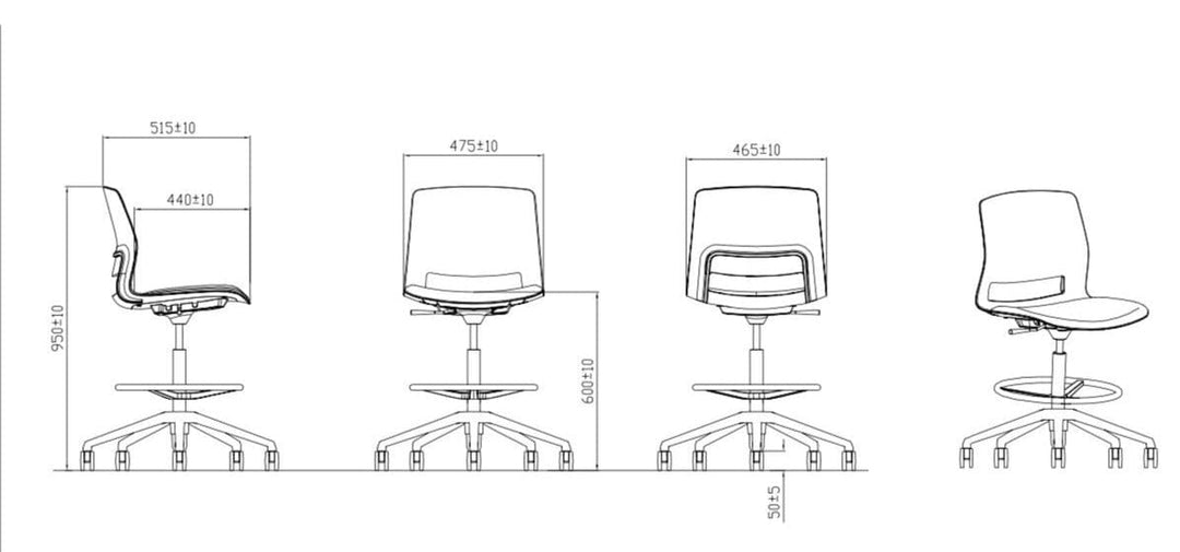 BSJ-ESN-02207CH 高腳椅