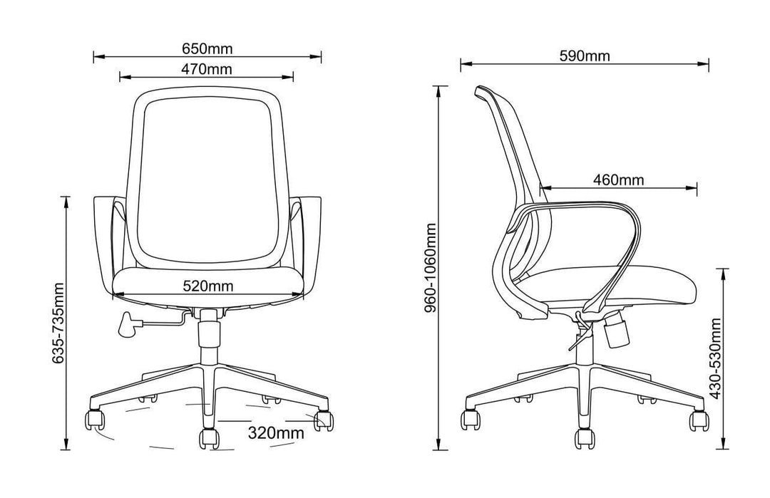 BSJ-62242B 職員網背椅超特價🤞 - Brilliant Space Office Furniture Limited