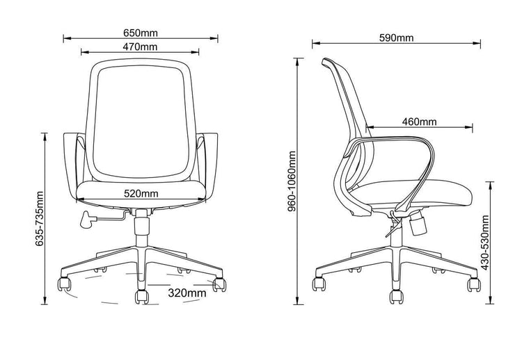 BSJ-62242B 職員網背椅超特價🤞 - Brilliant Space Office Furniture Limited