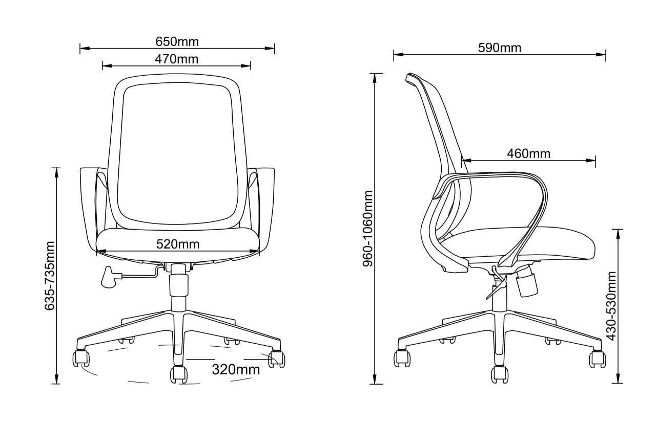 BSJ-62242B 職員網背椅性價比高🤞 - Brilliant Space Office Furniture Limited