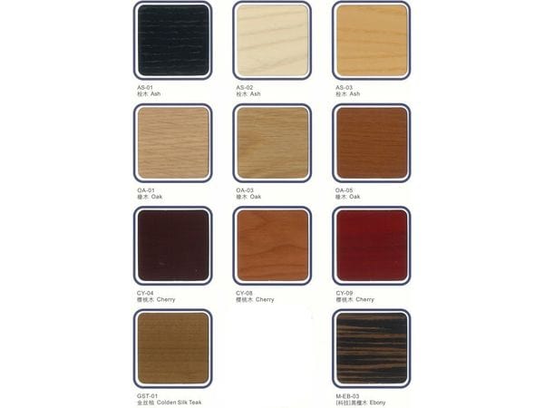 Wood Veneer Product Color Sample