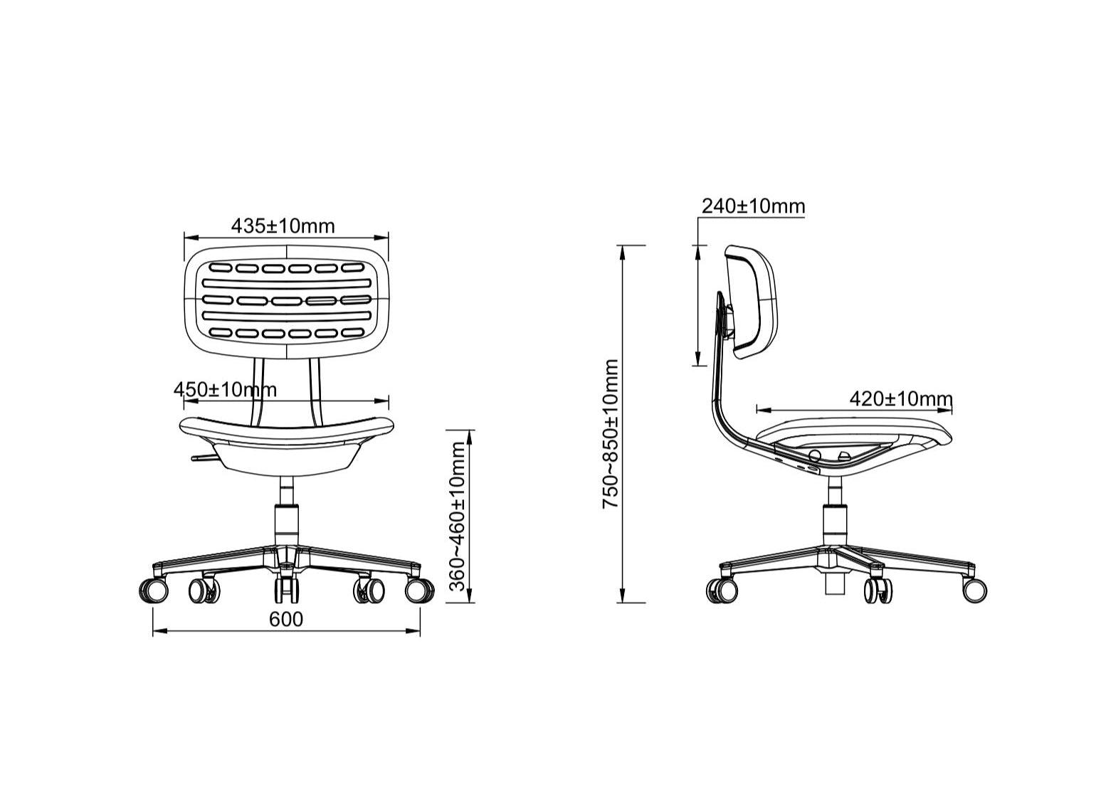 BSJ-K2P 高吧椅-Brilliant Space Office Furniture Ltd