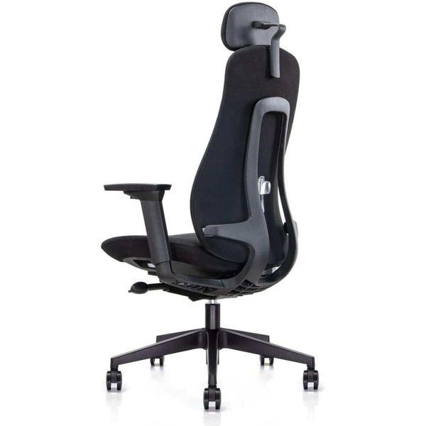 BSJ-62240A 海绵布背椅配升降扶手連頭枕 - Brilliant Space Office Furniture Limited