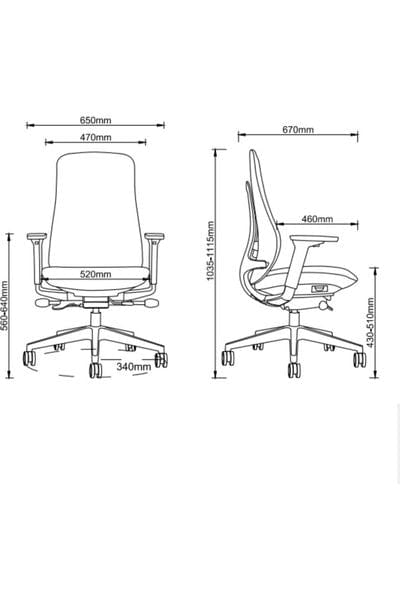 Copy of BSJ-62240A 海绵布背椅配升降扶手連頭枕