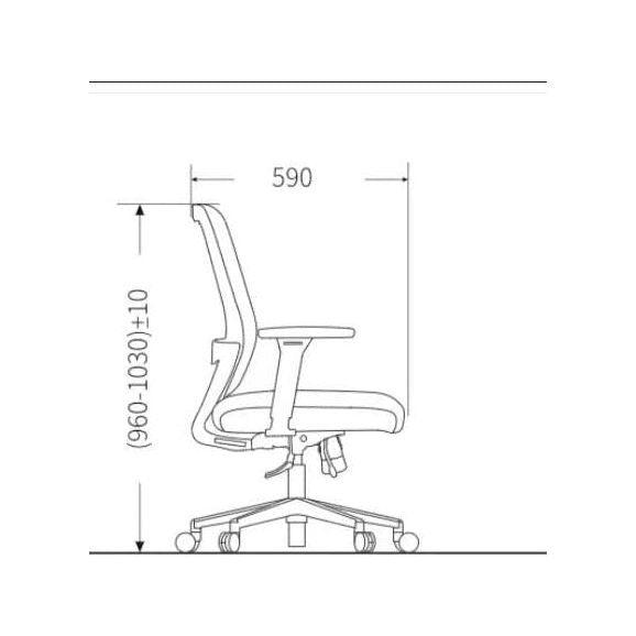 BSJ-U8235 承重力高網椅 - Brilliant Space Office Furniture Limited