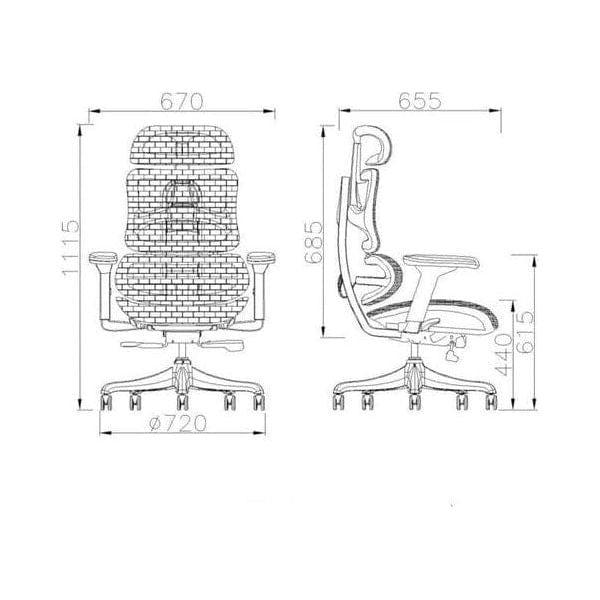 BSJ-B1237A 大班全網座椅 - Brilliant Space Office Furniture Limited