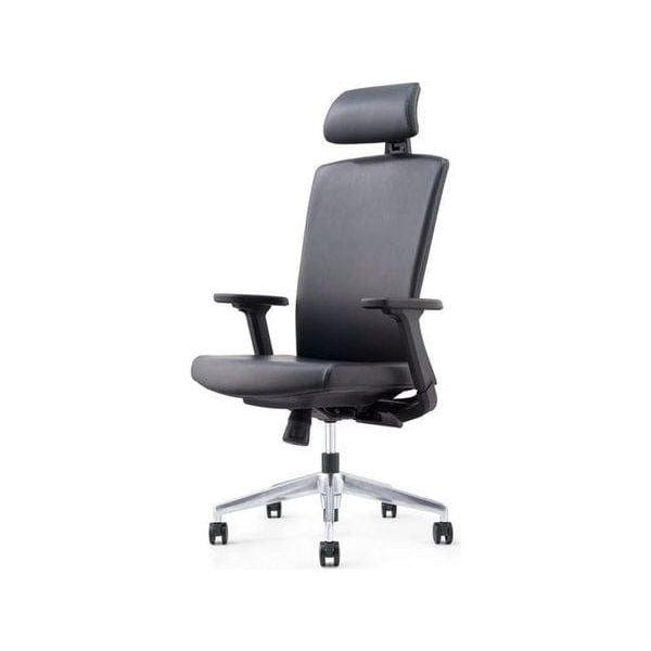 BSJ-62220A 布/皮背椅配升降扶手連頭枕 - Brilliant Space Office Furniture Limited