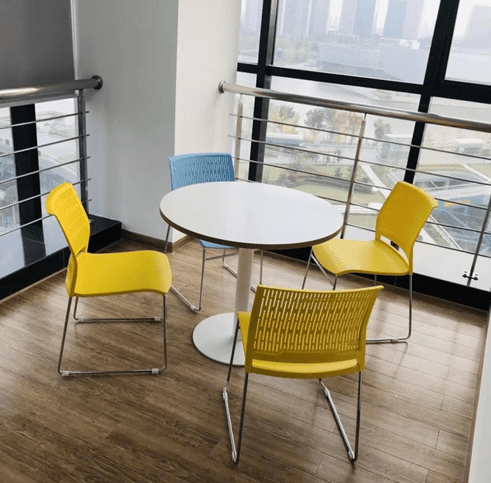 BSJ-HY2252C 多功能弓型脚架叠椅📢(可加推車) - Brilliant Space Office Furniture Limited