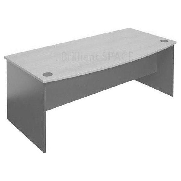 獨立弧邊雙面板辦公檯 - Brilliant Space Office Furniture Limited
