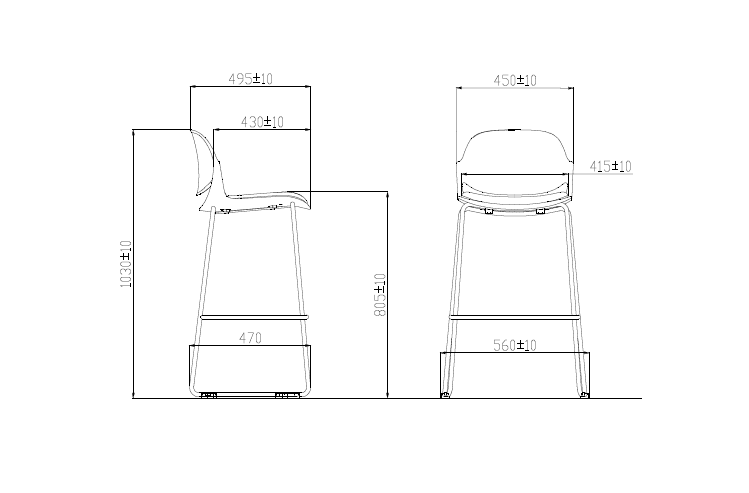 BSJ-HY8233 高腳多功能弓型脚📢 - Brilliant Space Office Furniture Limited