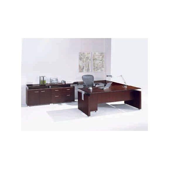 BSG-008 Executive Desk 大班木皮檯 - Brilliant Space Office Furniture Limited