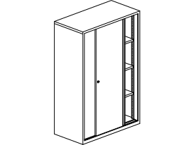金屬製移門櫃 Sliding Door Cabinet