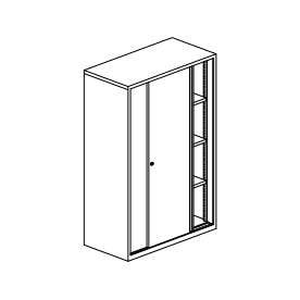 金屬製移門櫃 Sliding Door Cabinet - Brilliant Space Office Furniture Limited