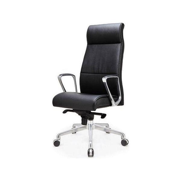 BSJ-62013A 大班椅高背半真皮配扶手 - Brilliant Space Office Furniture Limited