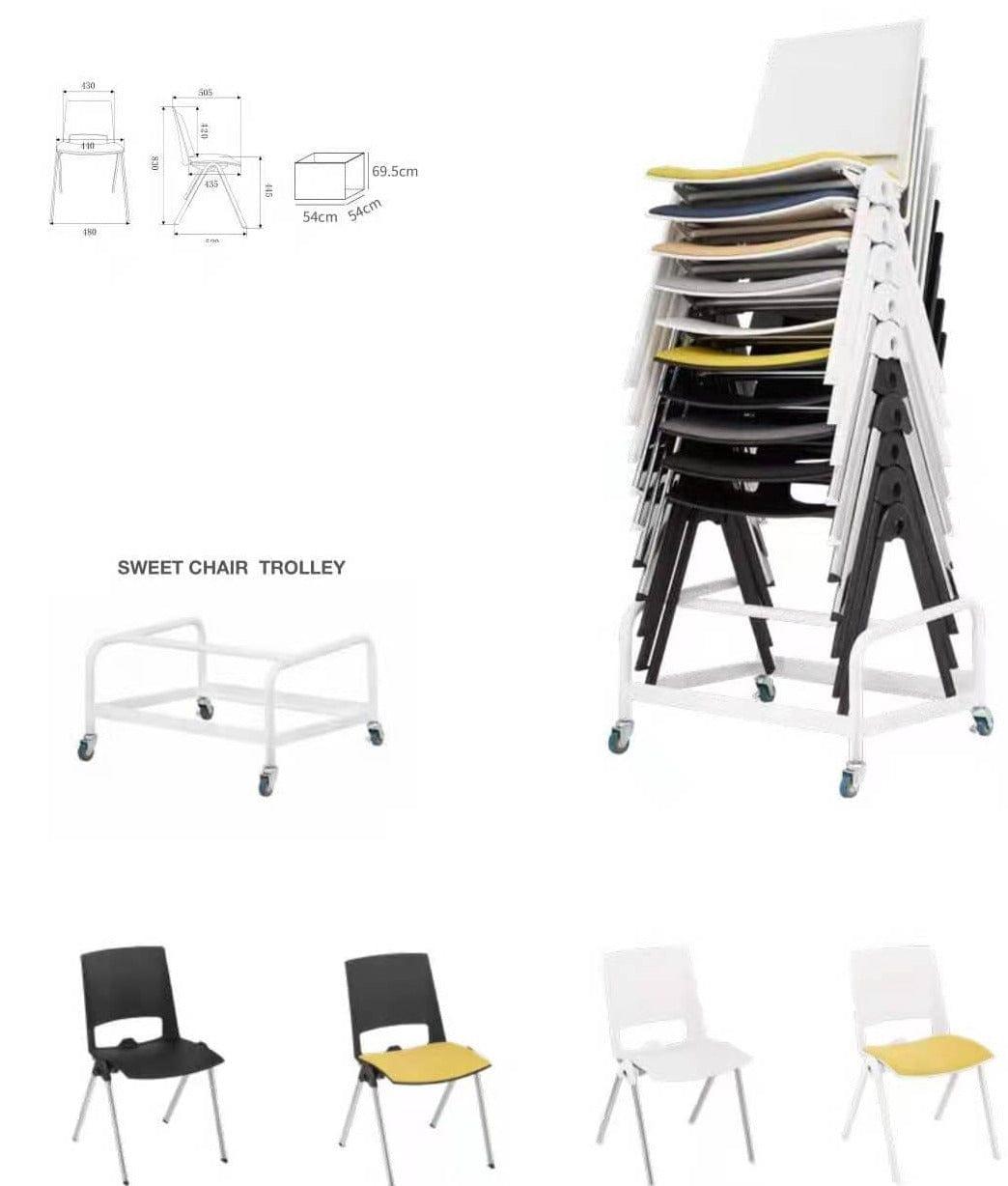 BSJ- ST72006 多功能叠椅📢(可加連接腳配件)(可加推車) - Brilliant Space Office Furniture Limited
