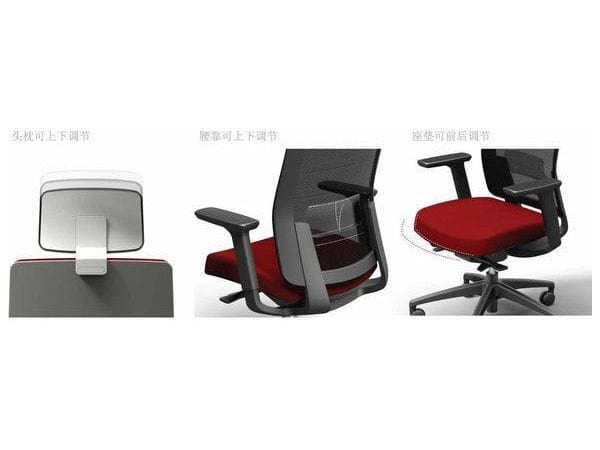 BSJ-VIX 高級行政網椅配升降扶手/頭枕