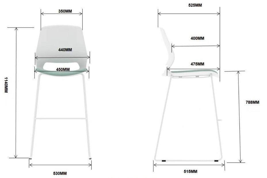BSJ-T021CW高腳多功能弓型脚📢 - Brilliant Space Office Furniture Limited