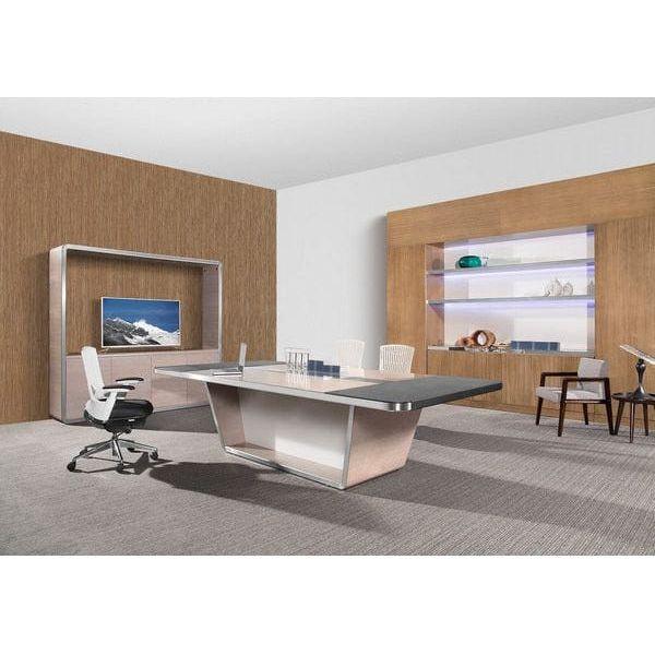 BSG-057 Ader Conference Table 木皮會議檯 - Brilliant Space Office Furniture Limited
