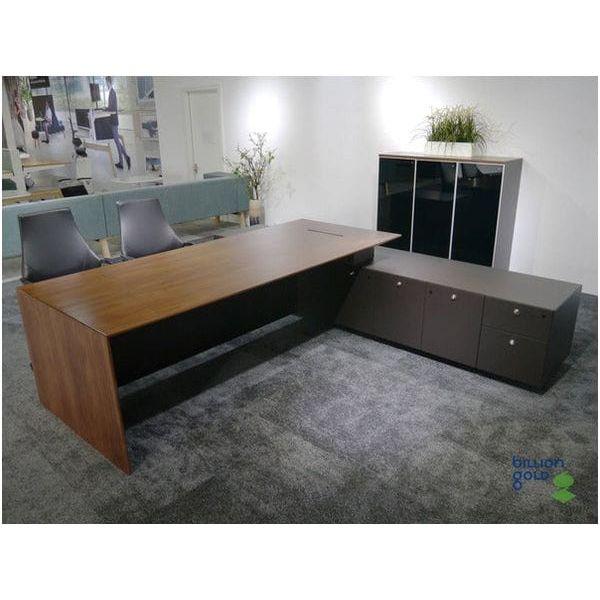 BSG-Bezel Executive Desk 大班木皮檯 - Brilliant Space Office Furniture Limited