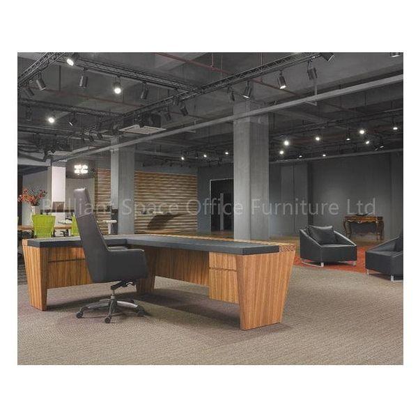 BSG-035 Executive Desk 大班木皮檯 - Brilliant Space Office Furniture Limited