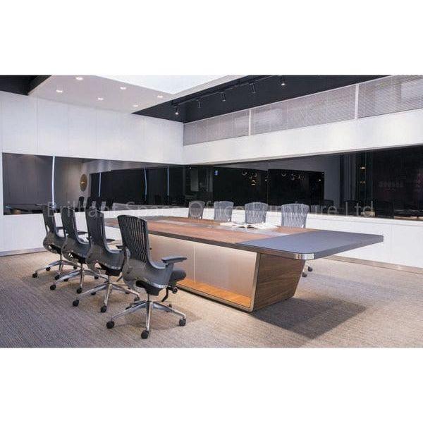 BSG-057 Ader Conference Table 木皮會議檯 - Brilliant Space Office Furniture Limited