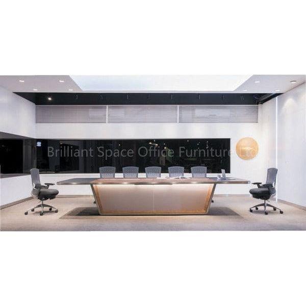 BSG-057 Ader Conference Table 木皮會議檯 - Brilliant Space Office Furniture Limited