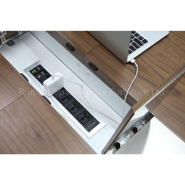 BSG-057 Ader Conference Table 木皮會議檯 - Brilliant Space Office Furniture Limited