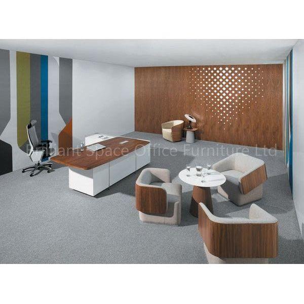 BSG-063 Executive Desk 大班木皮檯 - Brilliant Space Office Furniture Limited