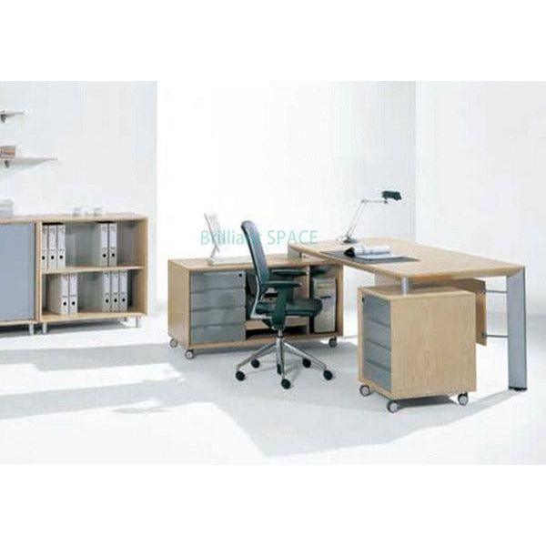 BSG-001 Executive Desk 大班木皮檯 - Brilliant Space Office Furniture Limited