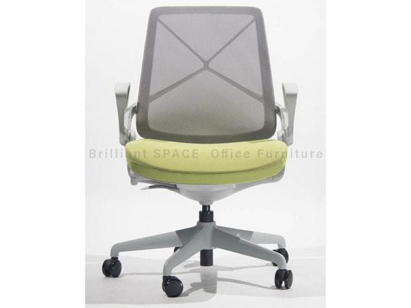 BSC Brilliant XP 網椅配固定扶手 (灰框架)