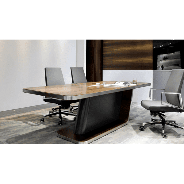 BSG-057 Ader Conference Table 木皮會議檯 - Brilliant Space Office Furniture Limited